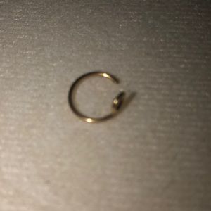 Fake gold nose ring